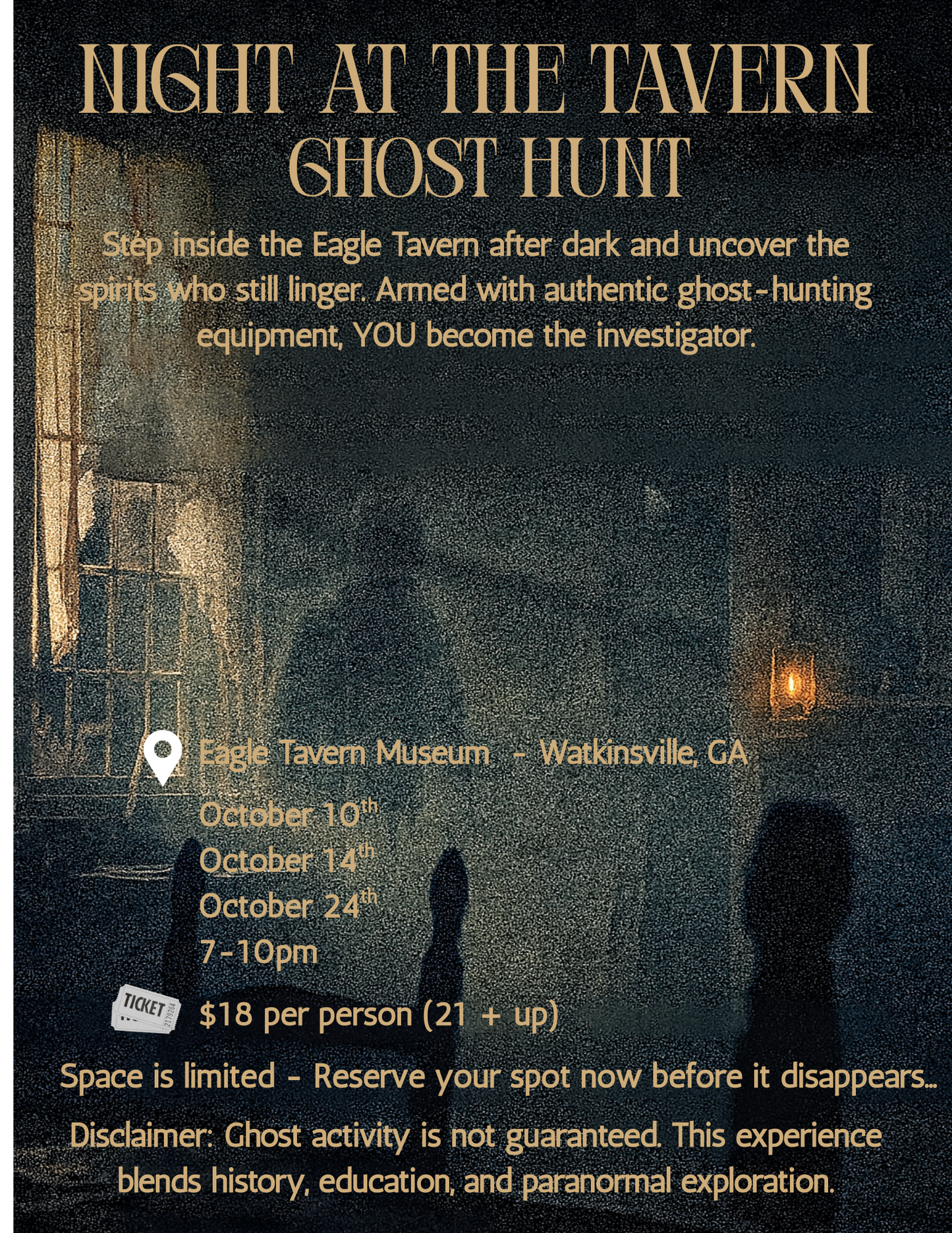 Night at the Tavern Ghost Hunt