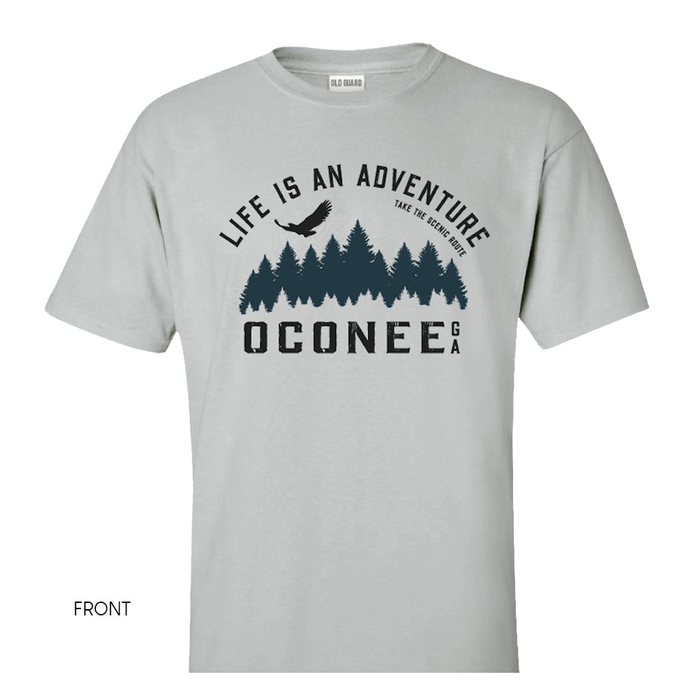 Life is an Adventure - Oconee County T-Shirt