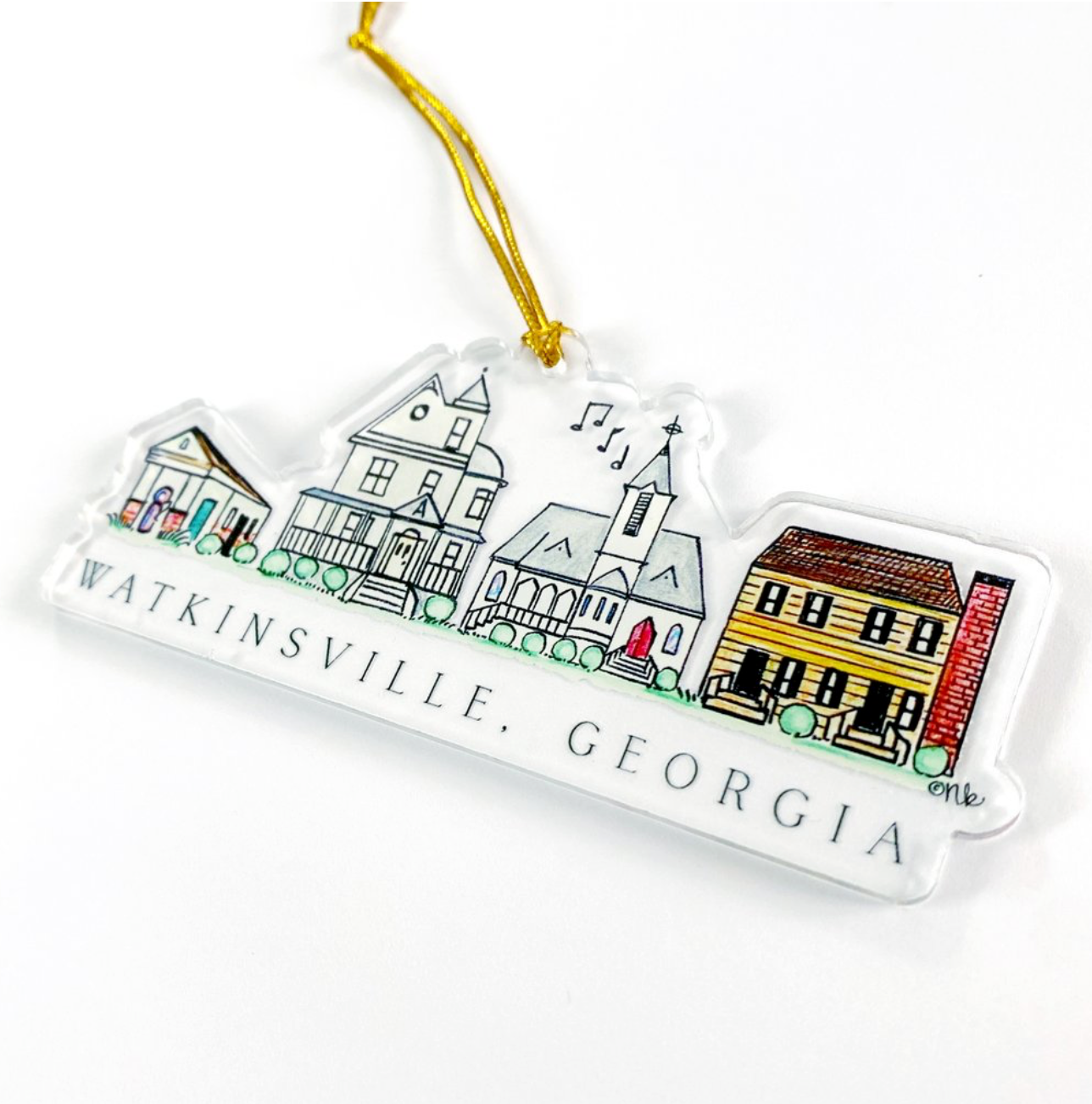 Watkinsville Acrylic Ornament