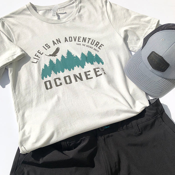 Life is an Adventure - Oconee County T-Shirt