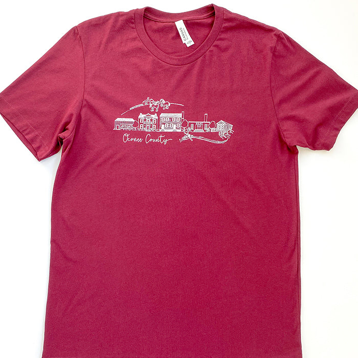 Oconee County Experience Maroon T-Shirt