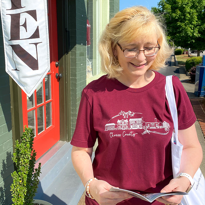 Oconee County Experience Maroon T-Shirt