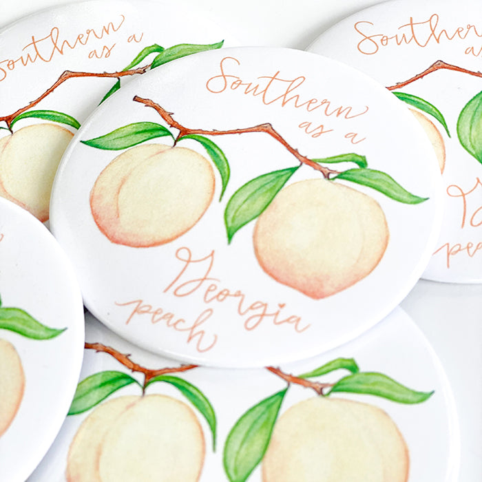 Southern as a Georgia Peach Magnet