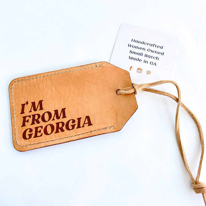 I'm From Georgia Luggage Tag
