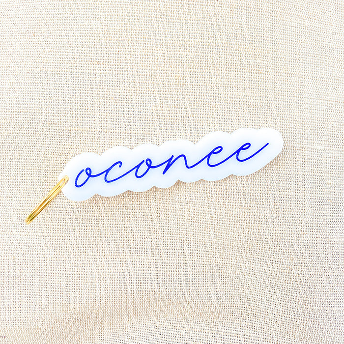 Oconee Acrylic Keychain
