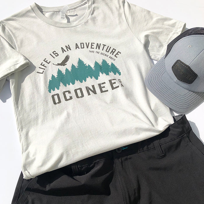 Life is an Adventure - Oconee County T-Shirt